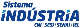 Logo Sistema Indústria - Iniciativa da CNI - Confederação Nacional da Indústria